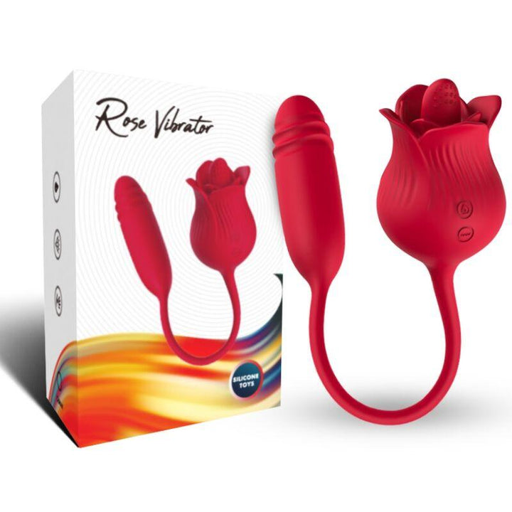 ARMONY - ROSELIP LECKT VIBRIERENDEN CLIT UND VIBRATOR ROT - INTIM SPACE Online Sexshop