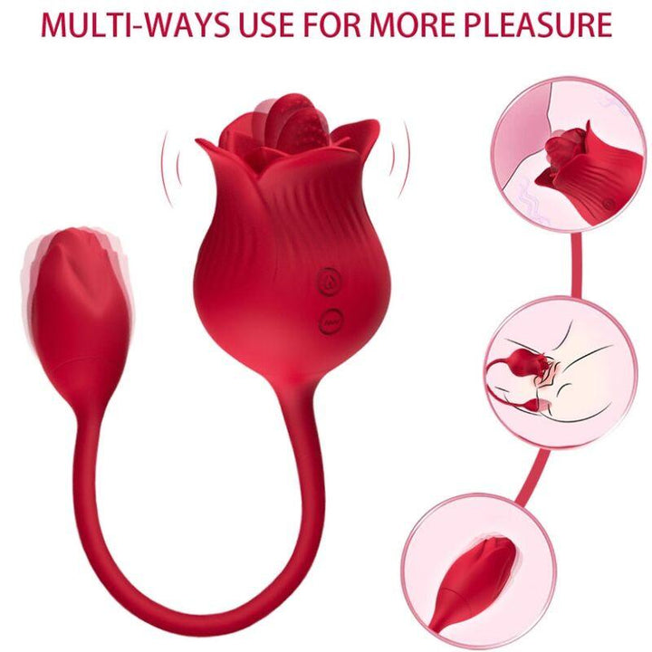 ARMONY - ROSA VIBRATOR MIT COLA ROT - INTIM SPACE Online Sexshop