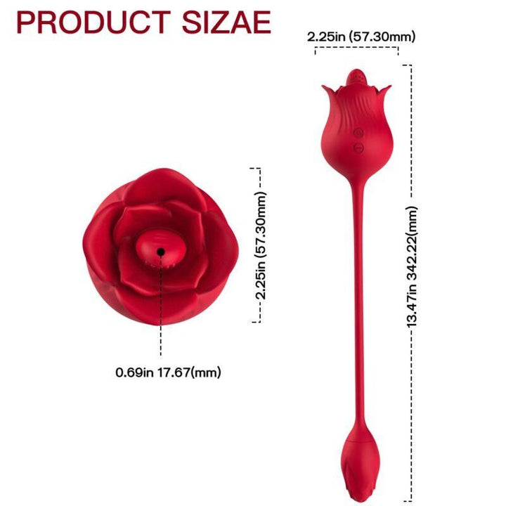 ARMONY - ROSA VIBRATOR MIT COLA ROT - INTIM SPACE Online Sexshop