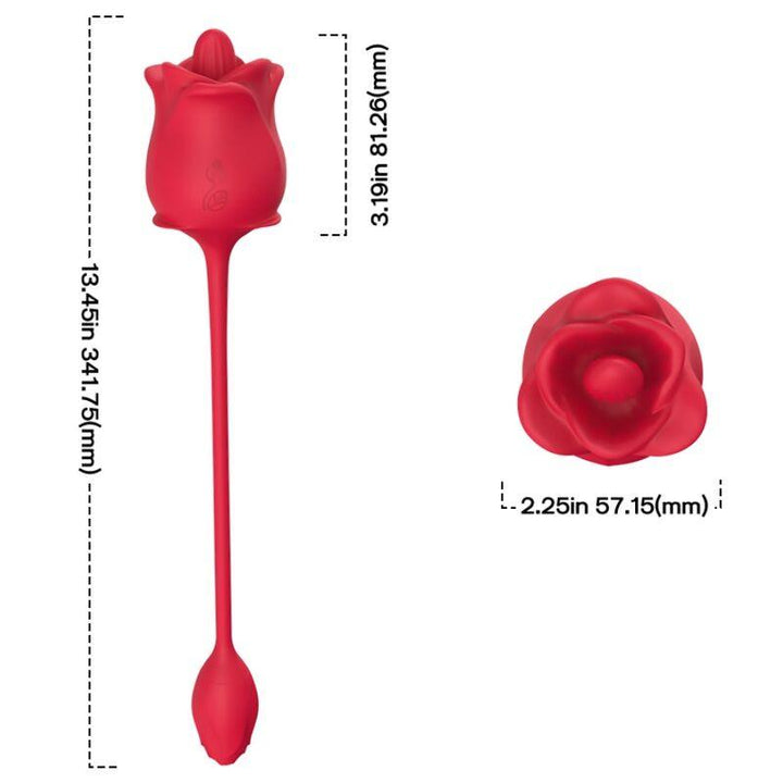 ARMONY - ROSA STIMULATOR - VIBRATOR COLA RED - INTIM SPACE Online Sexshop