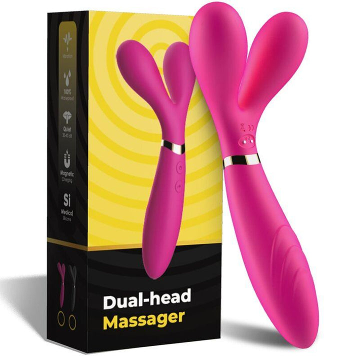 ARMONY - Y-WAND MASSAGER - VIBRATOR DOPPELKOPF FUCHSIA - INTIM SPACE Online Sexshop