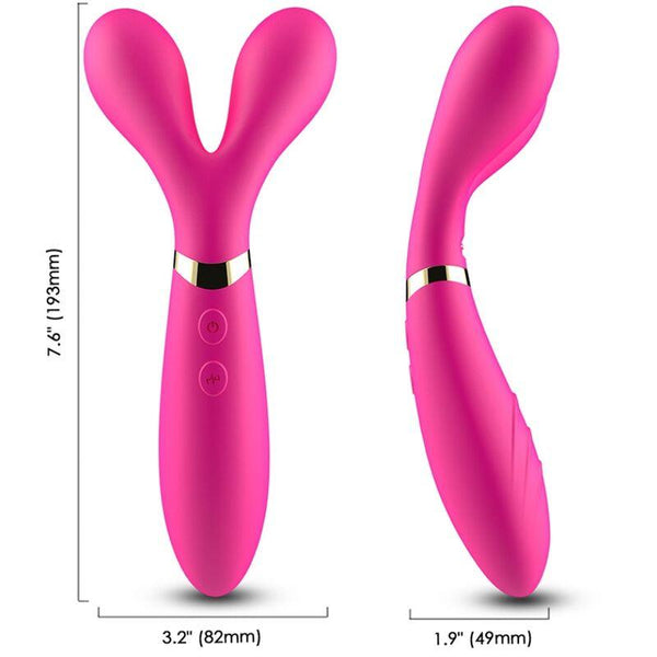 ARMONY - Y-WAND MASSAGER - VIBRATOR DOPPELKOPF FUCHSIA - INTIM SPACE Online Sexshop