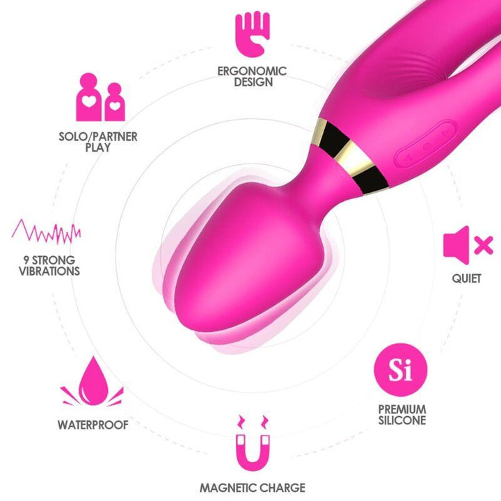 ARMONY - MASSAGER - VIBRATOR RABBIT FUCHSIA - INTIM SPACE Online Sexshop