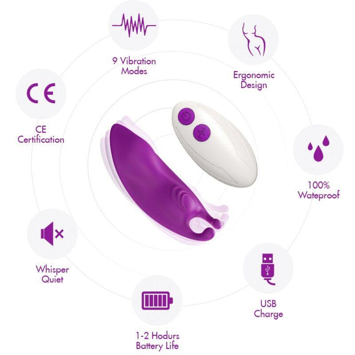 ARMONY - HONEYBEE TRAGBARES HÖSCHEN VIBRATOR G-SPOT FERNBEDIENUNG LILA - INTIM SPACE Online Sexshop