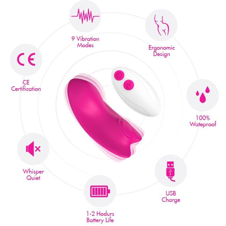 ARMONY - BUTTERFLY TRAGBARES HÖSCHEN VIBRATOR MIT FERNBEDIENUNG LILA - INTIM SPACE Online Sexshop