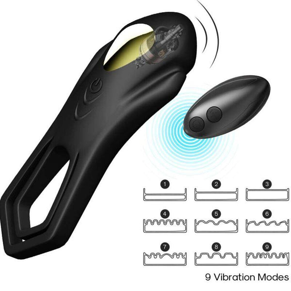 ARMONY - ROADSTER VIBRATOR DOPPELRING-FERNBEDIENUNG SCHWARZ - INTIM SPACE Online Sexshop