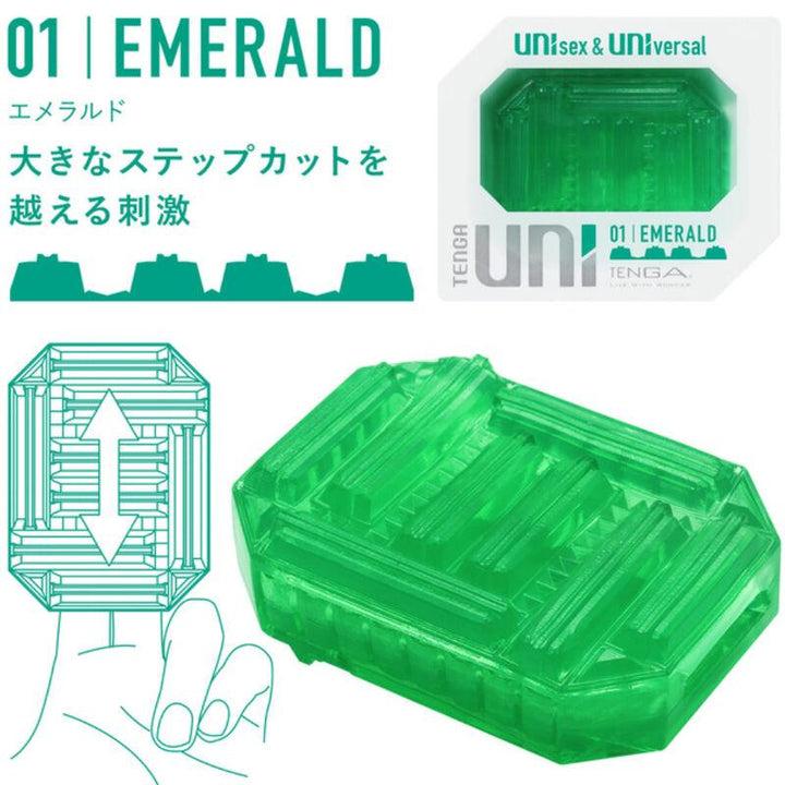 TENGA - UNI EMERALD MASTURBATOR-Fingerhut - INTIM SPACE Online Sexshop