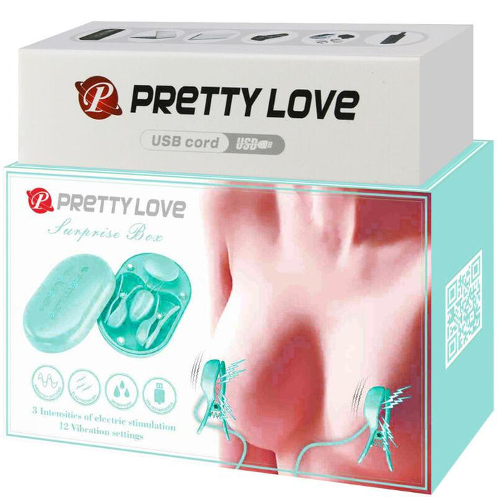 PRETTY LOVE - SURPRISE BOX BLAUE ELEKTROSTIMULATIONSPINZETTE - INTIM SPACE Online Sexshop