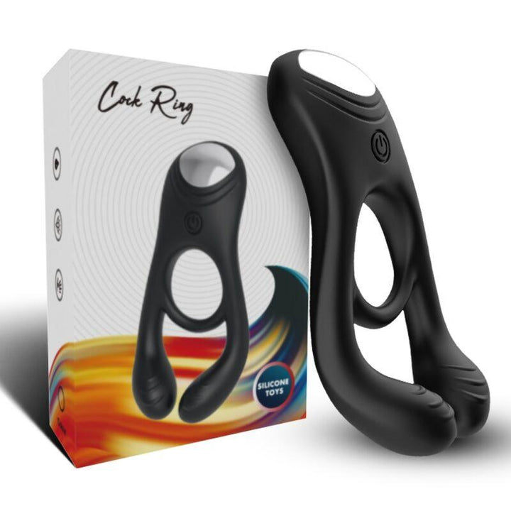 ARMONY - VEYRON DOPPELVIBRATOR-RINGSPIELZEUG FÜR PAARE SCHWARZ - INTIM SPACE Online Sexshop