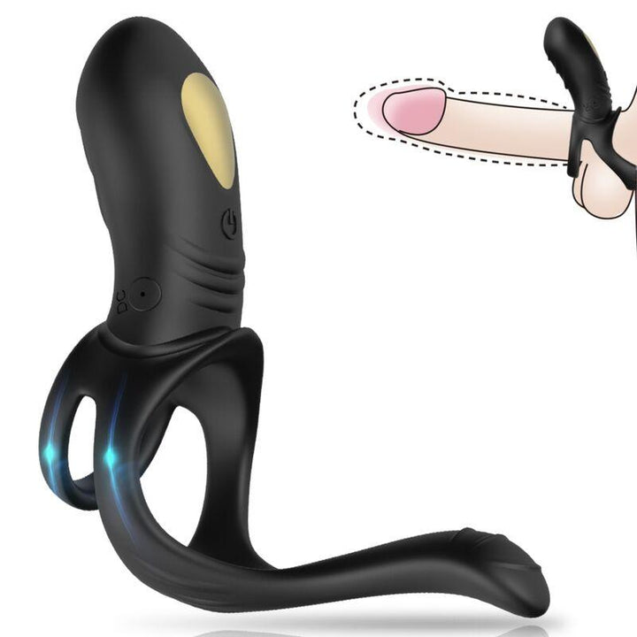 ARMONY - JOY JUMPER RINGVIBRATOR FÜR PAARE - ANALPLUG FERNBEDIENUNG SCHWARZ - INTIM SPACE Online Sexshop