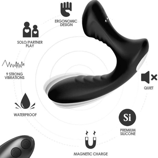 ARMONY - STORM VIBRATOR ANAL PROSTATA - STECKER FERNBEDIENUNG SCHWARZ - INTIM SPACE Online Sexshop