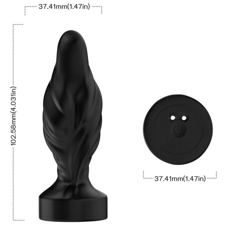 ARMONY - VIBRATOR - ANALPLUG FERNBEDIENUNG SCHWARZ - INTIM SPACE Online Sexshop