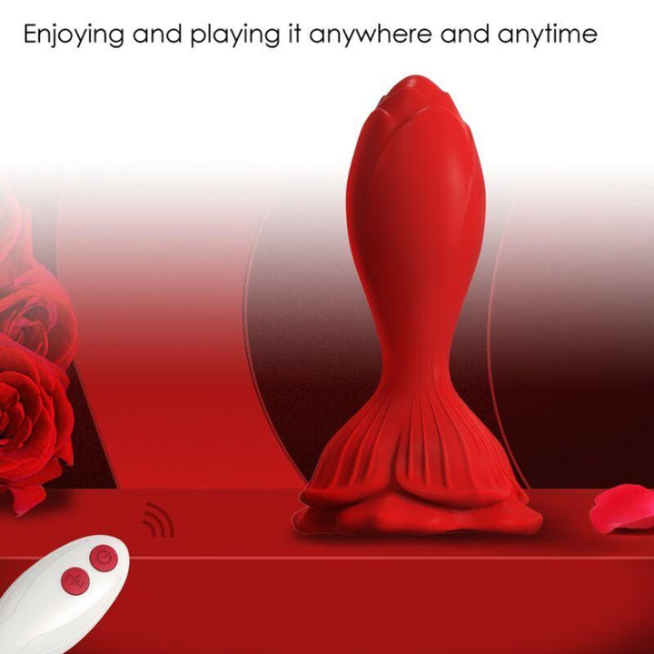 ARMONY - ROSA VIBRATOR - ANALPLUG KLEINE FERNBEDIENUNG ROT - INTIM SPACE Online Sexshop