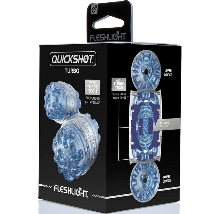 FLESHLIGHT - MASTURBATOR QUICKSHOT TURBO BLUE ICE - INTIM SPACE Online Sexshop