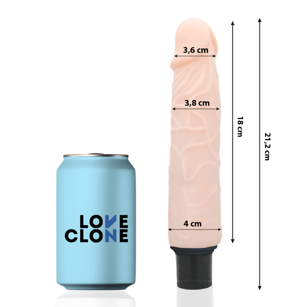 LOVECLONE - FINN SELBSTSCHMIERENDER VIBRATOR 21.2 CM -O- 3.8 CM - INTIM SPACE Online Sexshop