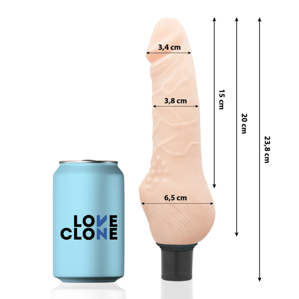 LOVECLONE - DAVEN SELBSTSCHMIERUNG REALISTISCH 23.8 CM -O- 3.8 CM - INTIM SPACE Online Sexshop