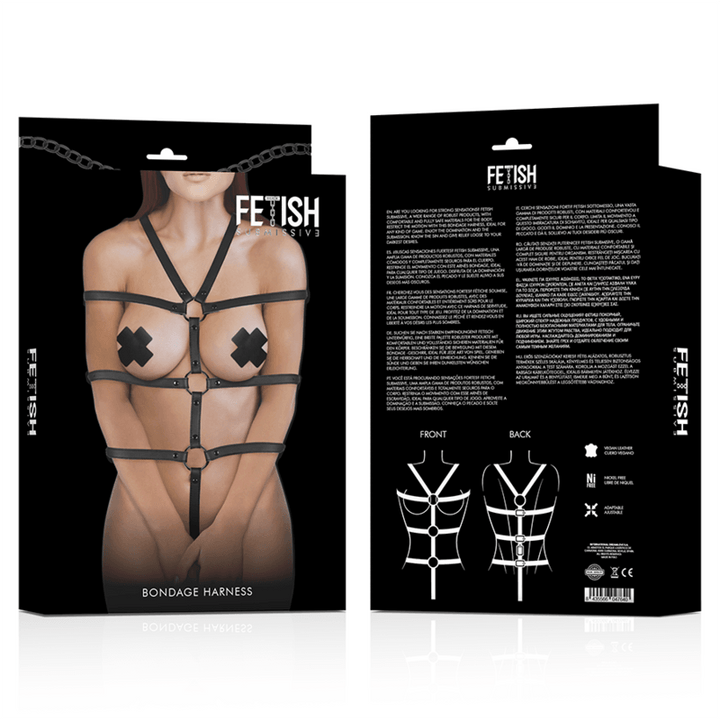 FETISH SUBMISSIVE BONDAGE - VERSTELLBARER GURT FÜR TORSO UND ARME - INTIM SPACE Online Sexshop