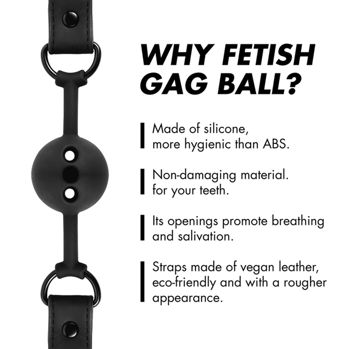 FETISH SUBMISSIVE BONDAGE - ATMUNGSAKTIVER BALLKNOPF AUS SILIKON - INTIM SPACE Online Sexshop