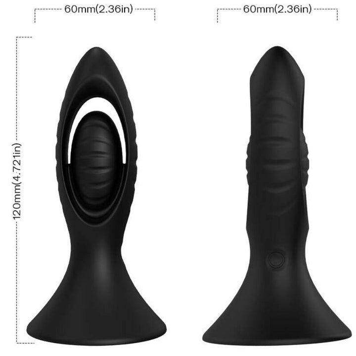 ARMONY - VIBRATOR - ANALPLUG SILIKON SCHWARZ - INTIM SPACE Online Sexshop