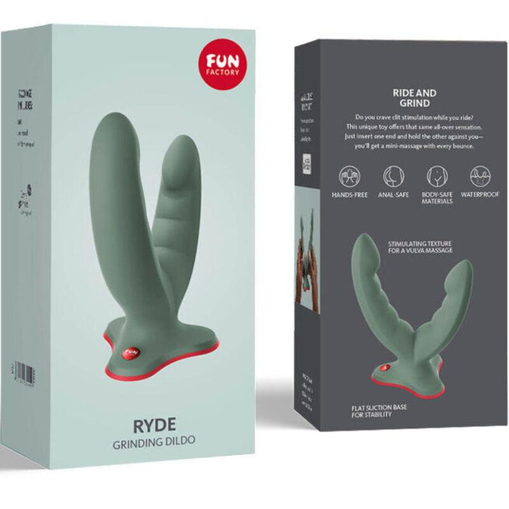 FUN FACTORY - RYDE DOPPELDILDO - MASSAGER GRÜN - INTIM SPACE Online Sexshop