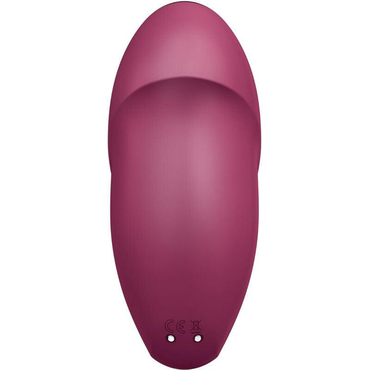 SATISFYER - TAP - CLIMAX - AUFLEGVIBRATOR ROT - INTIM SPACE Online Sexshop