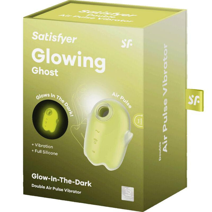 SATISFYER - GLOWING GHOST AIR PULSE - VIBRATOR GELB - INTIM SPACE Online Sexshop