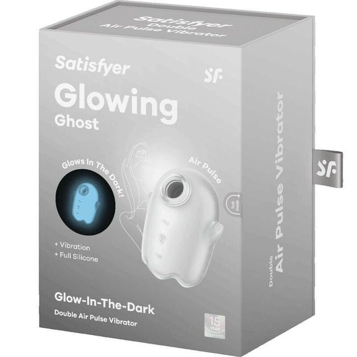 SATISFYER - GLOWING GHOST AIR PULSE - VIBRATOR WEISS - INTIM SPACE Online Sexshop