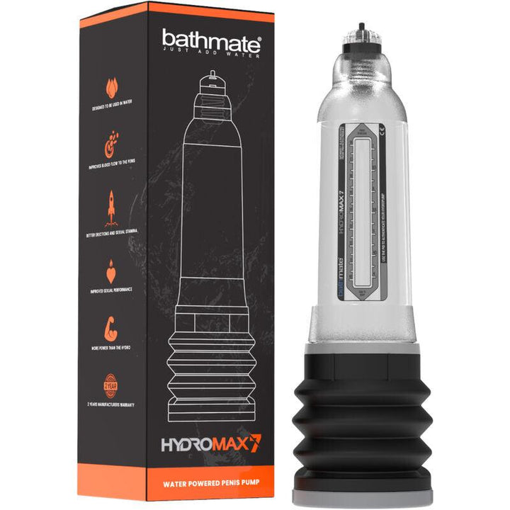 BATHMATE - HYDROMAX - TRANSPARENTE PENIS-ERHÖHUNGSPUMPE - INTIM SPACE Online Sexshop