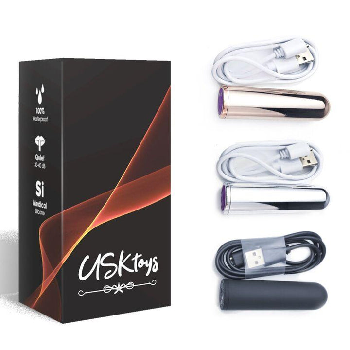 ARMONY - VIBRATOR-KUGEL SILBER 2.1 CM - 7.9 CM - INTIM SPACE Online Sexshop