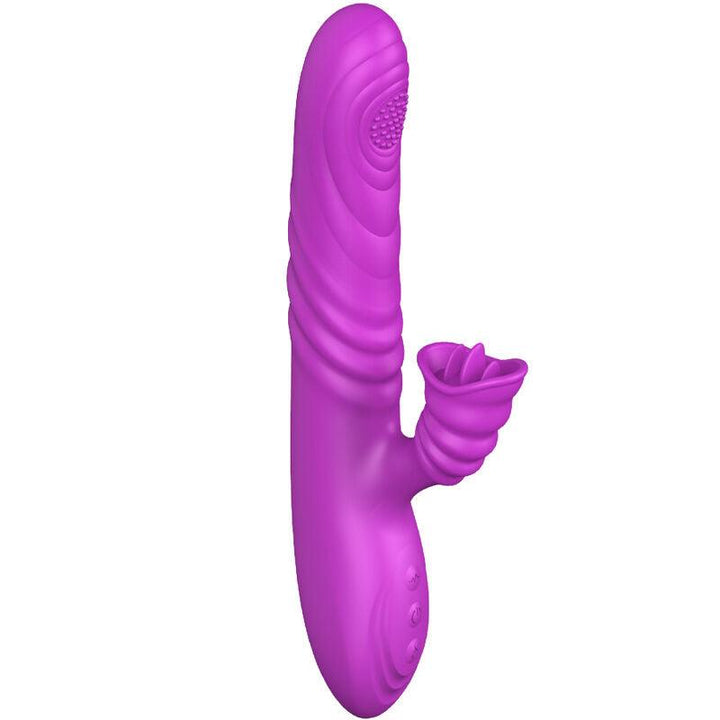 ARMONY - ANGELIA MULTIFUNKTIONSVIBRATOR MIT STIMULIERENDEM ZUNGENVIOLETTEN WRMEEFFEKT - INTIM SPACE Online Sexshop