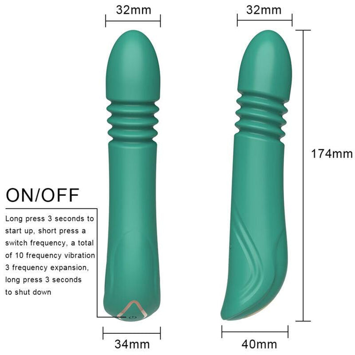 ARMONY - GRÜNER G-SPOT-VIBRATOR - STIEFEN - INTIM SPACE Online Sexshop