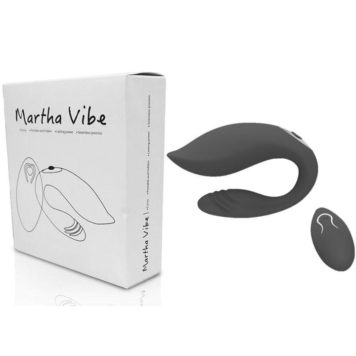 ARMONY - MARTHA VIBRATOR FÜR PAARE MIT FERNBEDIENUNG SCHWARZ - INTIM SPACE Online Sexshop