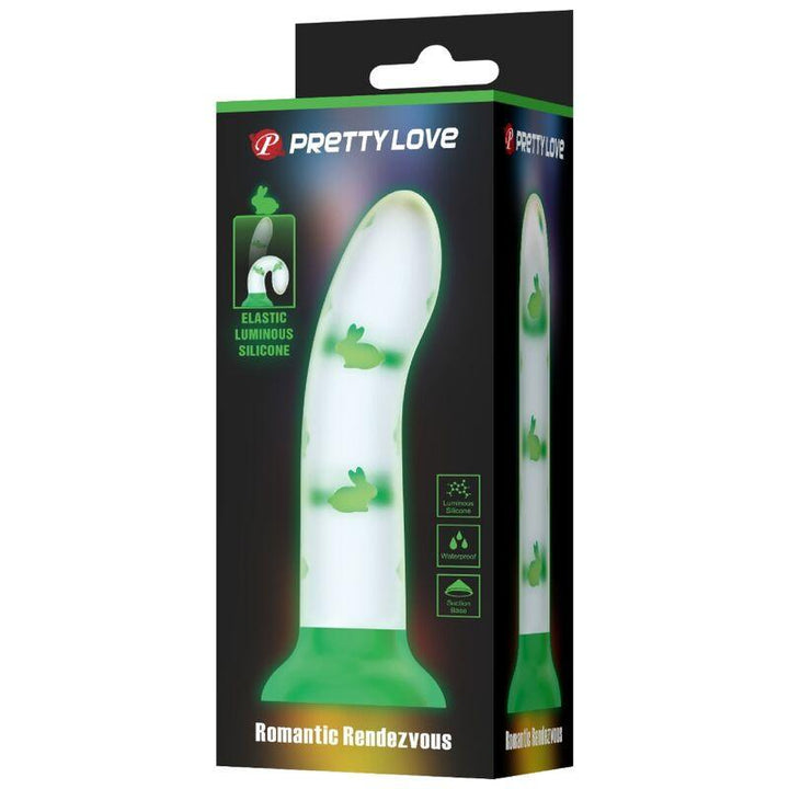 PRETTY LOVE - MAGISCHER NACHT-DILDO OHNE VIBRATION LEUCHTENDES GRÜN - INTIM SPACE Online Sexshop