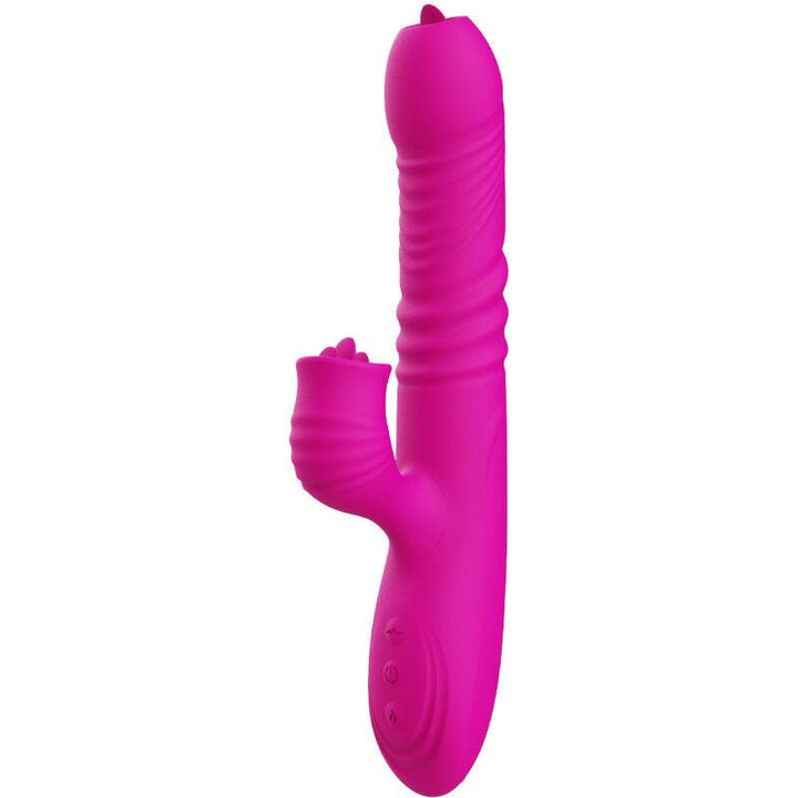 ARMONY - FANNY MULTIFUNKTIONS-DOPPELZUNGENVIBRATOR FUCHSIA WÄRMEEFFEKT - INTIM SPACE Online Sexshop