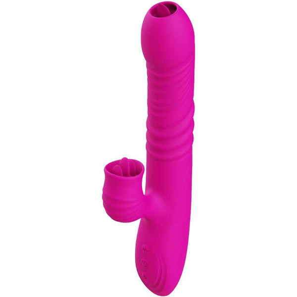 ARMONY - FANNY MULTIFUNKTIONS-DOPPELZUNGENVIBRATOR FUCHSIA WÄRMEEFFEKT - INTIM SPACE Online Sexshop