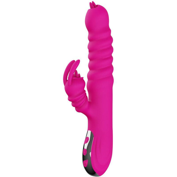 ARMONY - RABBIT DOPPELZUNGE MULTIFUNKTIONSVIBRATOR FUCHSIA WRMEEFFEKT - INTIM SPACE Online Sexshop