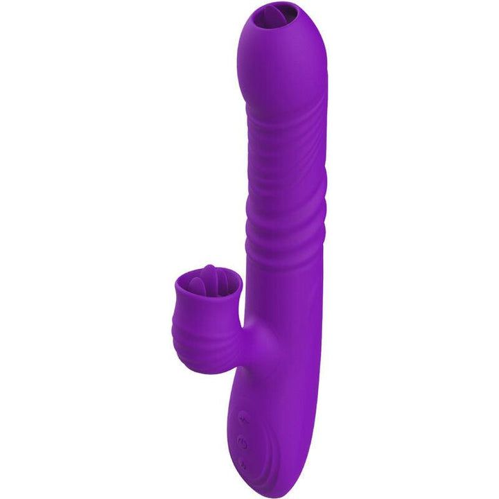 ARMONY - VOLLSTNDIGER G-PUNKT-KANINCHENVIBRATOR MIT STIMULIERENDEM ZUNGENVIOLETTEN WRMEEFFEKT - INTIM SPACE Online Sexshop