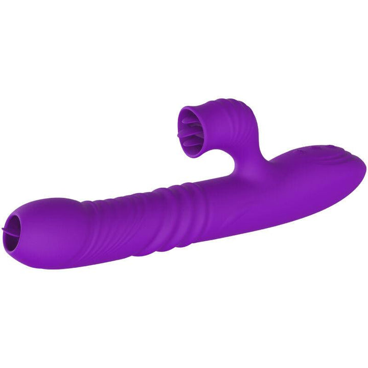 ARMONY - VOLLSTNDIGER G-PUNKT-KANINCHENVIBRATOR MIT STIMULIERENDEM ZUNGENVIOLETTEN WRMEEFFEKT - INTIM SPACE Online Sexshop