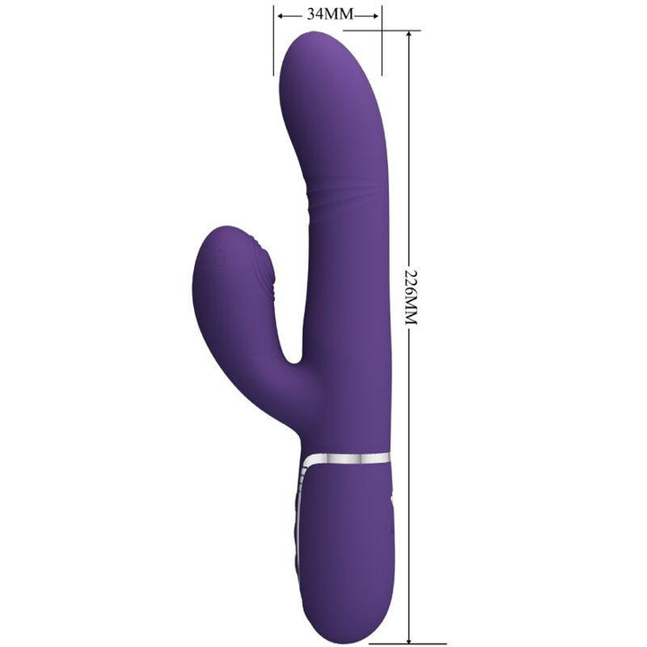 PRETTY LOVE - MULTIFUNKTIONS-G-SPOT-VIBRATOR LILA - INTIM SPACE Online Sexshop