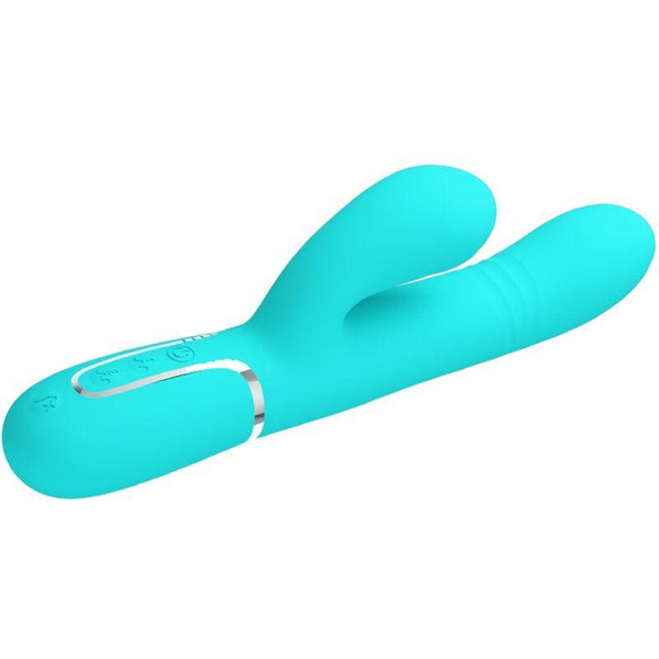 PRETTY LOVE - MULTIFUNKTIONS-G-SPOT-VIBRATOR AQUA GRÜN - INTIM SPACE Online Sexshop