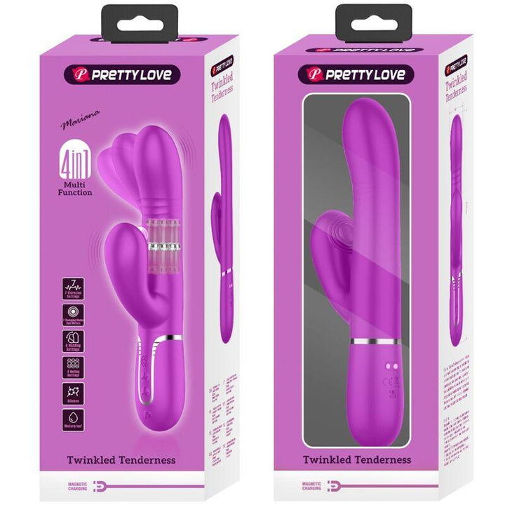 PRETTY LOVE - MULTIFUNKTIONS-G-SPOT-VIBRATOR FUCHSIA - INTIM SPACE Online Sexshop