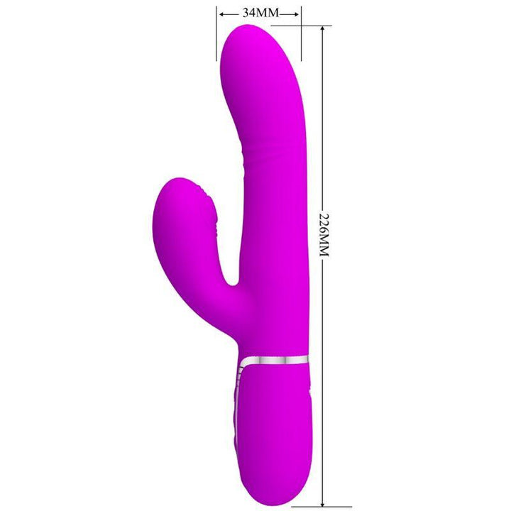 PRETTY LOVE - MULTIFUNKTIONS-G-SPOT-VIBRATOR FUCHSIA - INTIM SPACE Online Sexshop