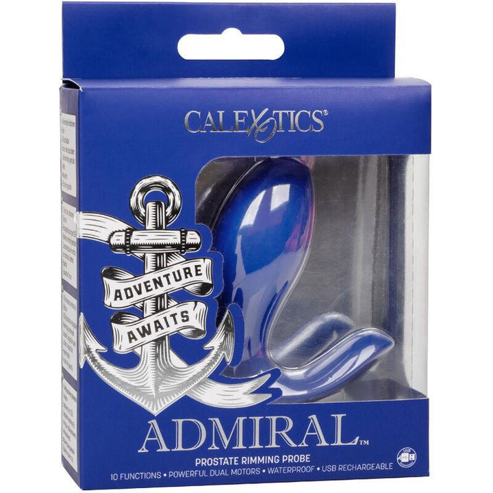 CALEXOTICS - ADMIRAL RIMMING PROSTATA-STIMULATOR - VIBRATOR BLAU - INTIM SPACE Online Sexshop