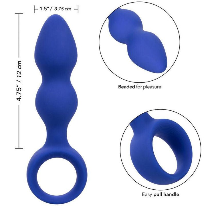 CALEXOTICS - ADMIRAL FORTGESCHRITTENER ANALPLUG BLAU - INTIM SPACE Online Sexshop