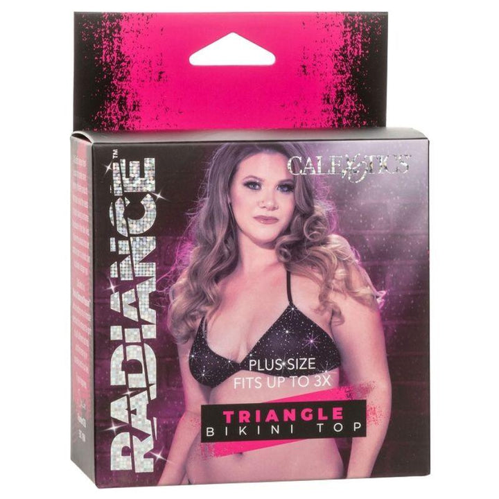 CALEXOTICS - RADIANCE TRIANGLE BIKINI TOP RHINE PLUS GRÖSSE - INTIM SPACE Online Sexshop