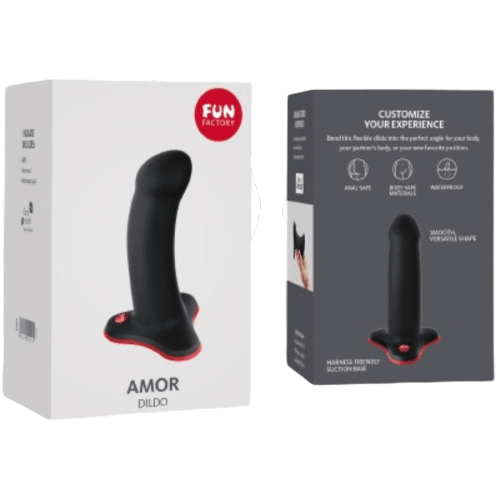 FUN FACTORY - AMOR DILDO ANFÄNGER SCHWARZ - INTIM SPACE Online Sexshop