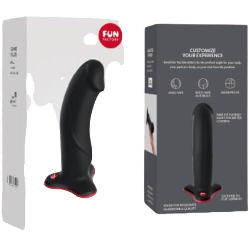 FUN FACTORY - THE BOSS REALISTISCHER DILDO SCHWARZ - INTIM SPACE Online Sexshop