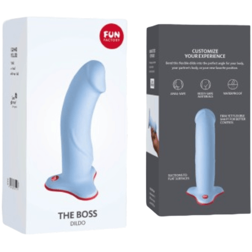 FUN FACTORY - THE BOSS REALISTISCHER DILDO TAUBENBLAU - INTIM SPACE Online Sexshop