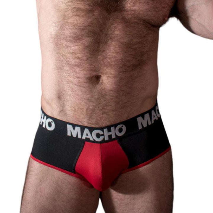 MACHO - MS26N SLIP SCHWARZ/ROT S - INTIM SPACE Online Sexshop