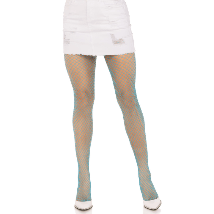 LEG AVENUE - LYCRA-NETZSTRUMPFHOSE BLAU - INTIM SPACE Online Sexshop